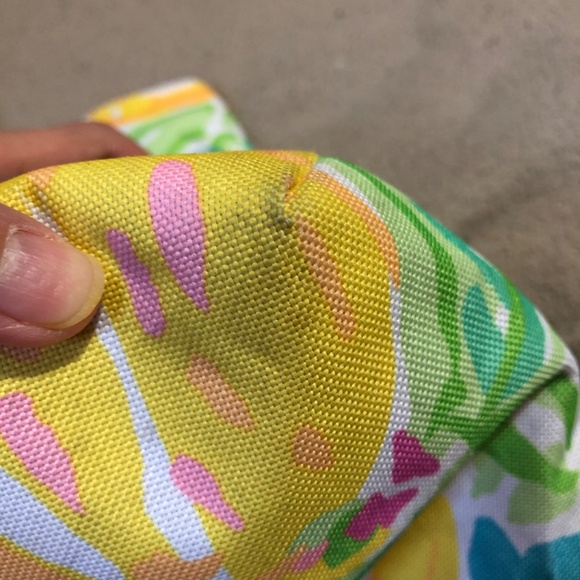 LILLY PULITZER FOR ESTEE LAUDER VIP FLORAL COLORFUL SHOPPING TOTE - Picture 7 of 10